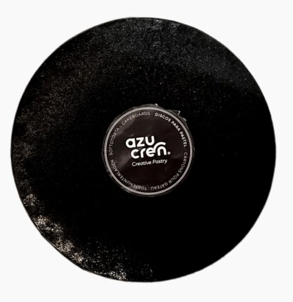 CAKE DRUM REDONDA NEGRA 20CM X 13MM AZUCREN