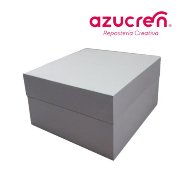 CAJA TARTA CUADRADA 22 X 22 X 15 AZUCREN