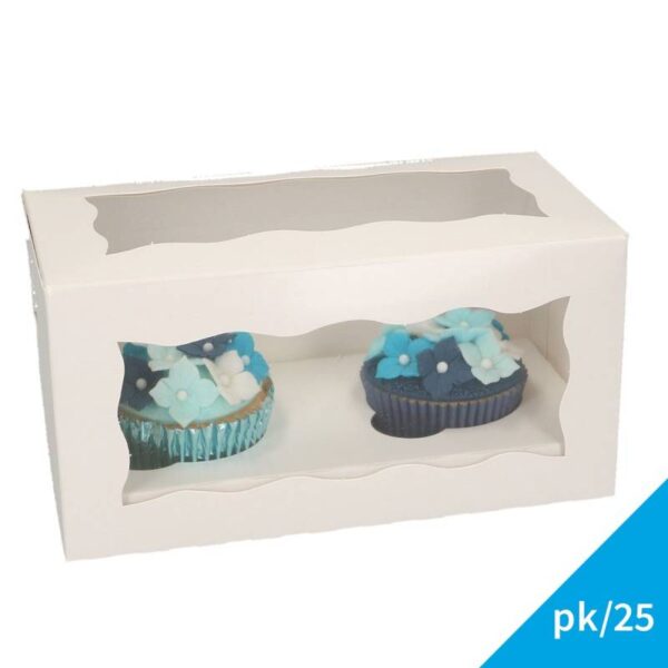 CAJA CUPCAKE 2 UNIDADES FUNCAKES